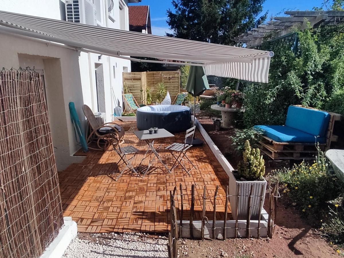 Superbe Appartement Avec Jacuzzi Avec Jardin Prive ลียง ภายนอก รูปภาพ